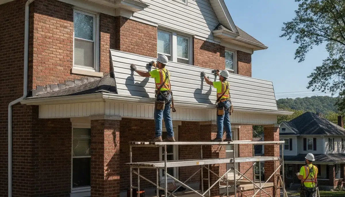 Vinyl siding installation in Pittsburgh, PA by a professional siding contractor