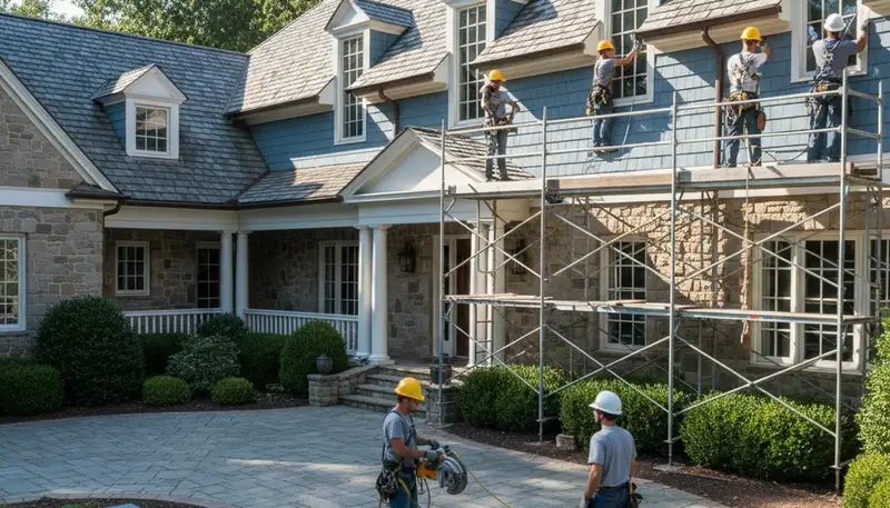 Vinyl siding installation service in Pittsburgh, PA for residential homes