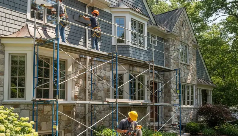Vinyl siding installation for Pittsburgh, PA homes by a professional siding contractor