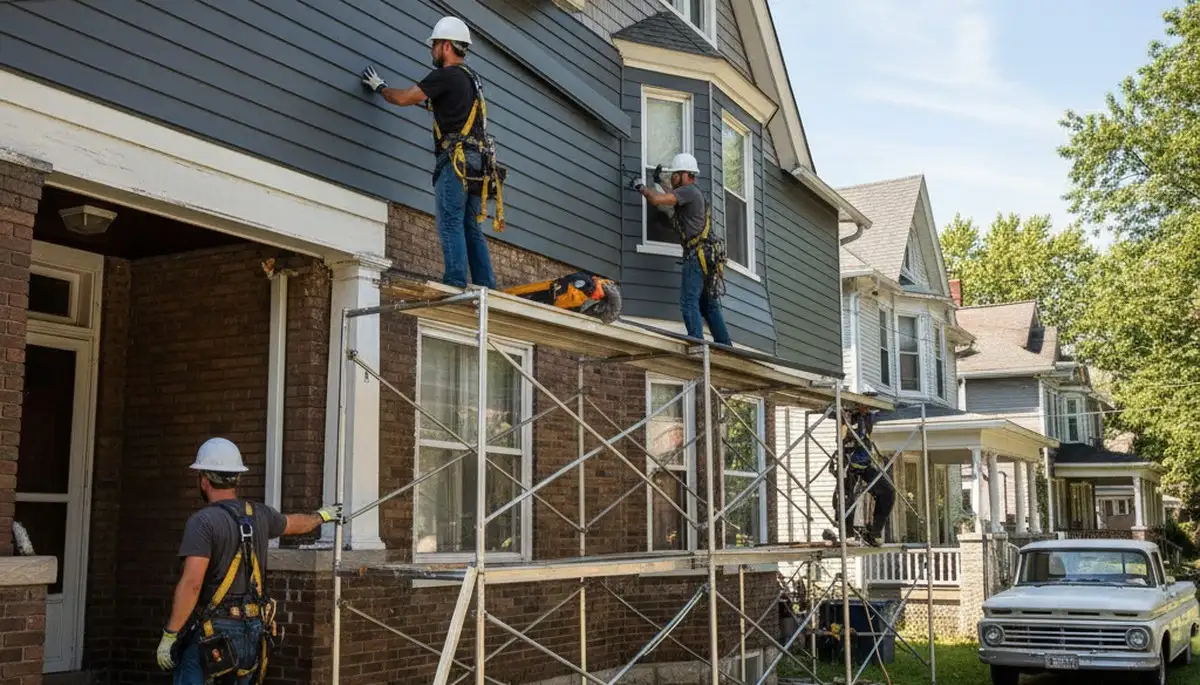 Vinyl siding installation in Pittsburgh, PA for a professional home exterior upgrade