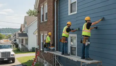 Pittsburgh, PA vinyl siding installation by a professional siding contractor