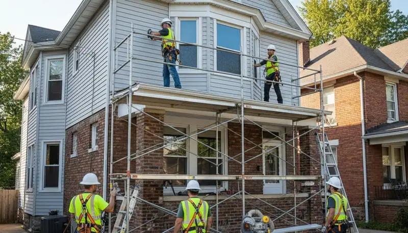 Pittsburgh, PA siding contractor offering vinyl siding installation and replacement services