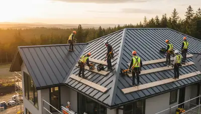Metal roofing installation in Pittsburgh, PA for durable, weather-resistant home protection