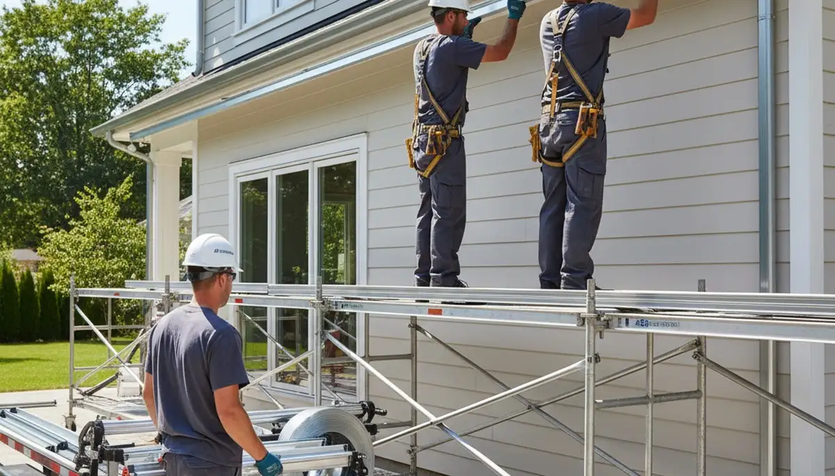 Seamless gutter installation in Pittsburgh, PA for home protection from rain, ice, and freeze-thaw weather