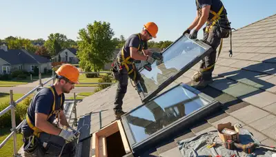 Skylight installation in Pittsburgh, PA by FX Remodeling & Exteriors for brighter, energy-efficient homes