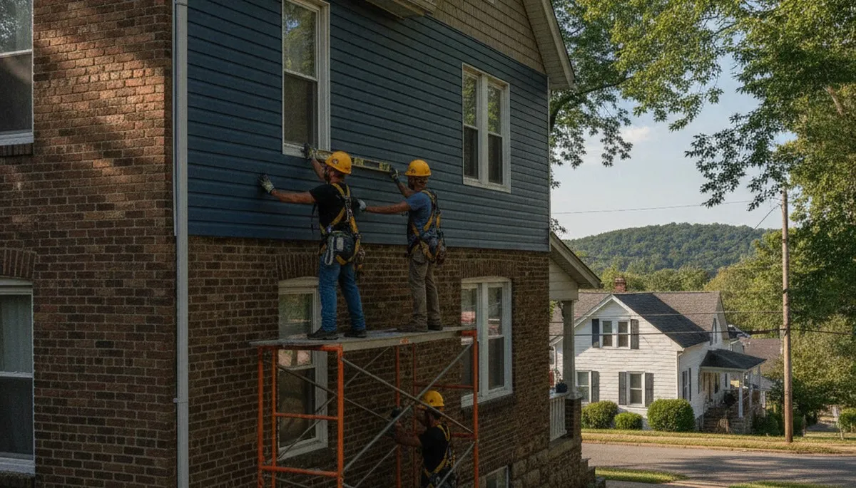 Vinyl siding installation service in Pittsburgh, PA for residential homes