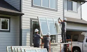 Energy-saving window replacement services in Pittsburgh, PA for vinyl siding homes